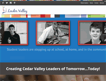 Tablet Screenshot of leadervalley.org